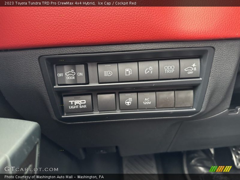 Ice Cap / Cockpit Red 2023 Toyota Tundra TRD Pro CrewMax 4x4 Hybrid