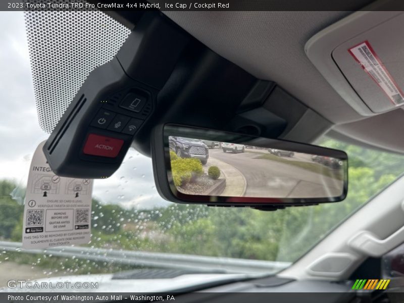 Ice Cap / Cockpit Red 2023 Toyota Tundra TRD Pro CrewMax 4x4 Hybrid