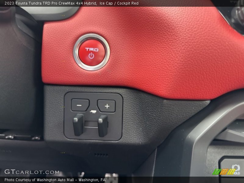 Ice Cap / Cockpit Red 2023 Toyota Tundra TRD Pro CrewMax 4x4 Hybrid