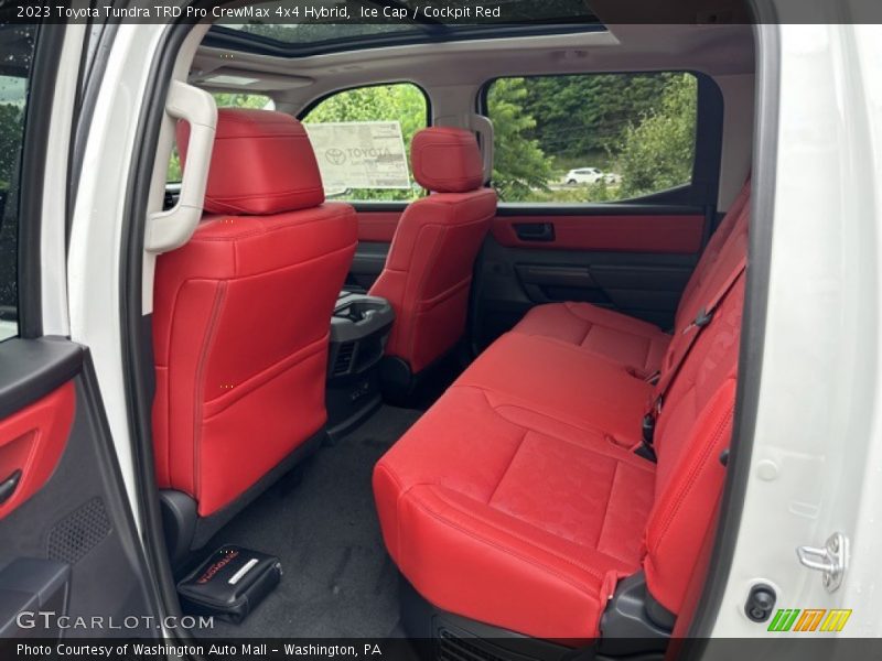 Ice Cap / Cockpit Red 2023 Toyota Tundra TRD Pro CrewMax 4x4 Hybrid