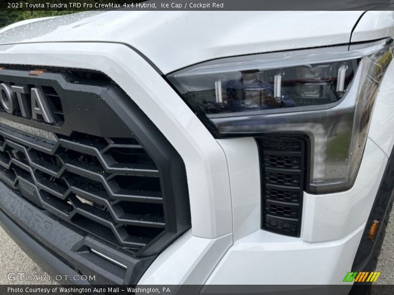 Ice Cap / Cockpit Red 2023 Toyota Tundra TRD Pro CrewMax 4x4 Hybrid