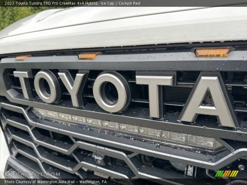 Ice Cap / Cockpit Red 2023 Toyota Tundra TRD Pro CrewMax 4x4 Hybrid