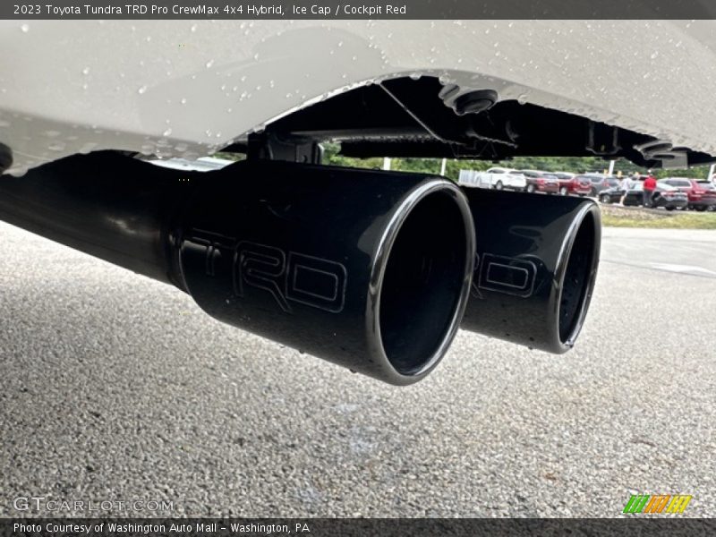 Ice Cap / Cockpit Red 2023 Toyota Tundra TRD Pro CrewMax 4x4 Hybrid
