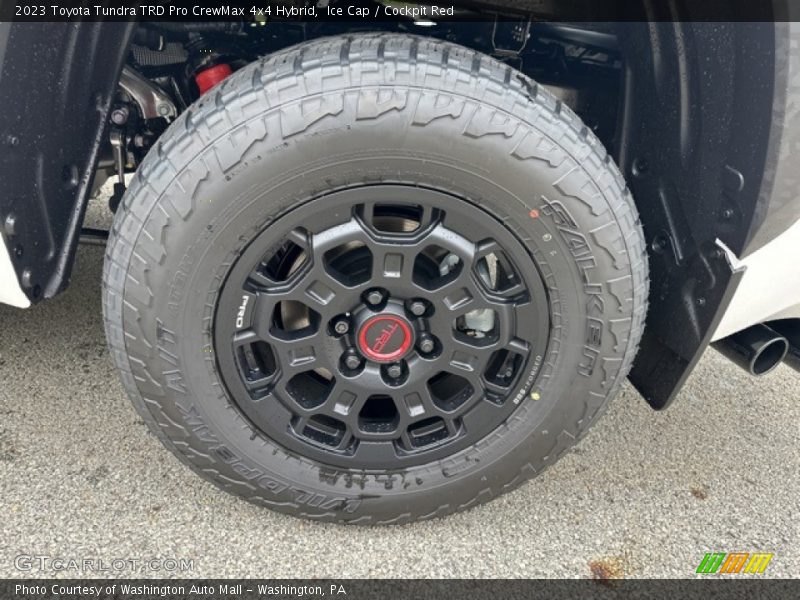 Ice Cap / Cockpit Red 2023 Toyota Tundra TRD Pro CrewMax 4x4 Hybrid