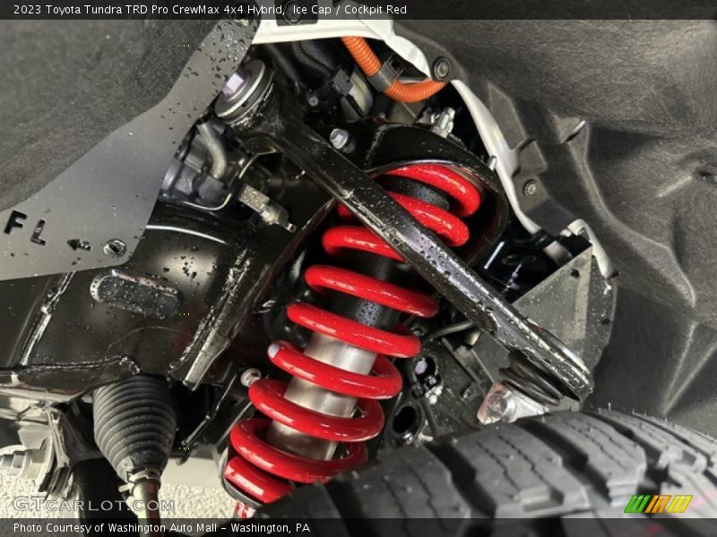 Ice Cap / Cockpit Red 2023 Toyota Tundra TRD Pro CrewMax 4x4 Hybrid