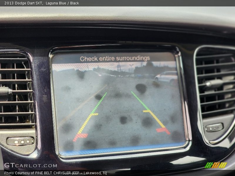 Laguna Blue / Black 2013 Dodge Dart SXT