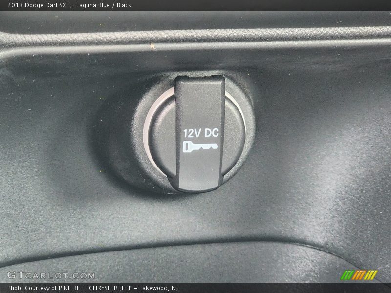 Laguna Blue / Black 2013 Dodge Dart SXT