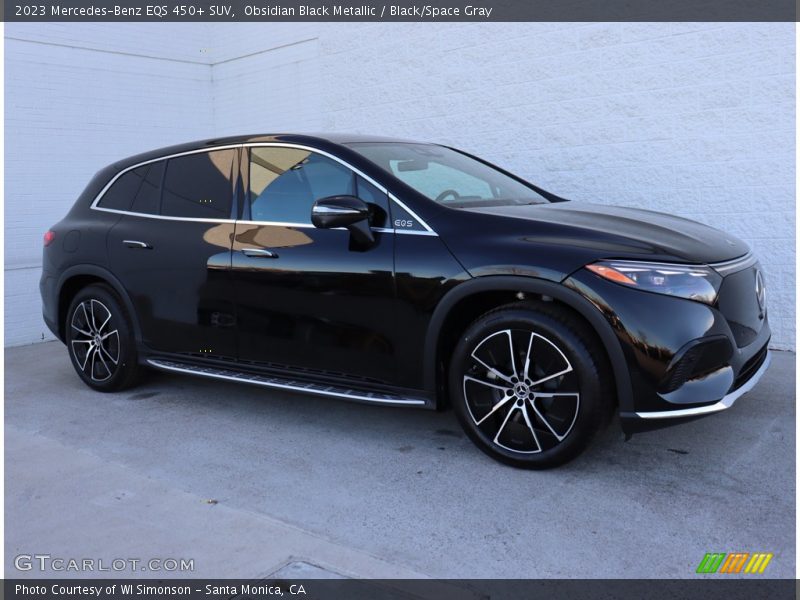 Obsidian Black Metallic / Black/Space Gray 2023 Mercedes-Benz EQS 450+ SUV