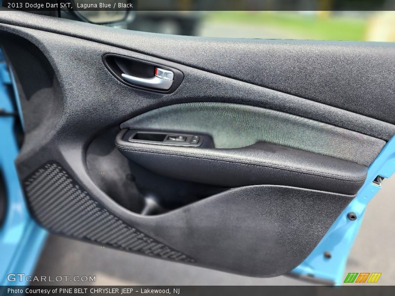 Laguna Blue / Black 2013 Dodge Dart SXT