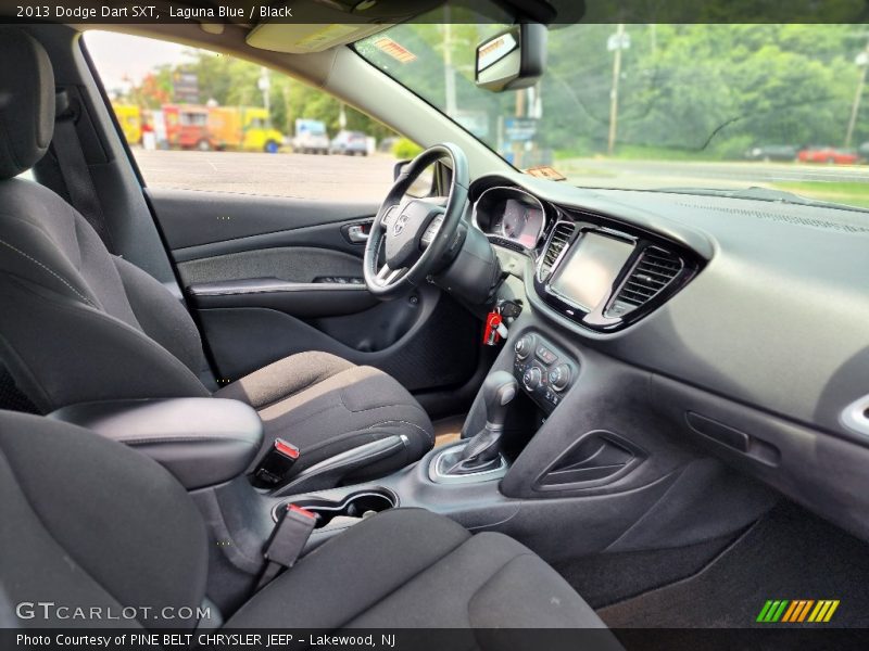 Laguna Blue / Black 2013 Dodge Dart SXT