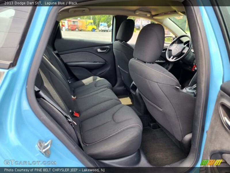 Laguna Blue / Black 2013 Dodge Dart SXT