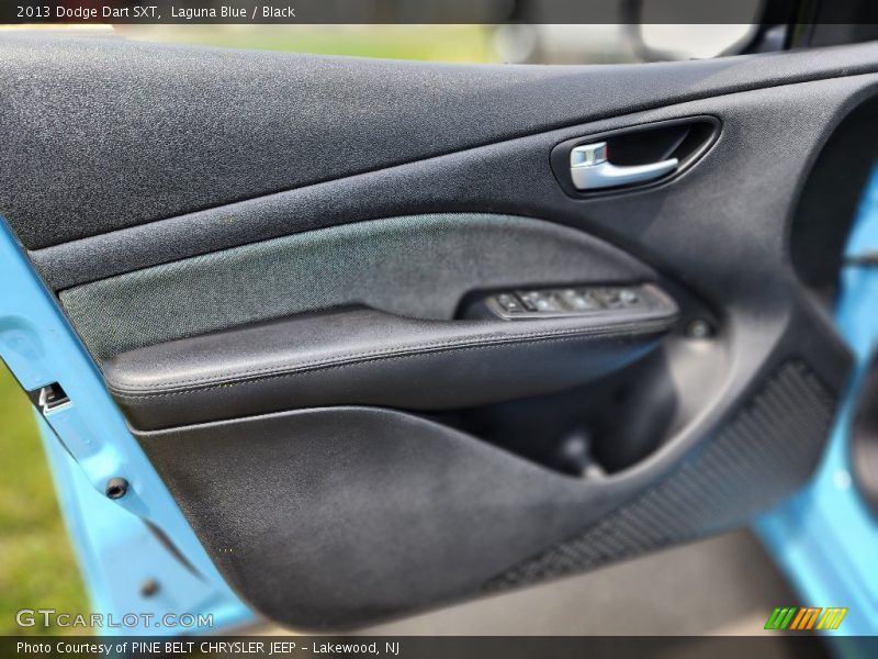 Laguna Blue / Black 2013 Dodge Dart SXT