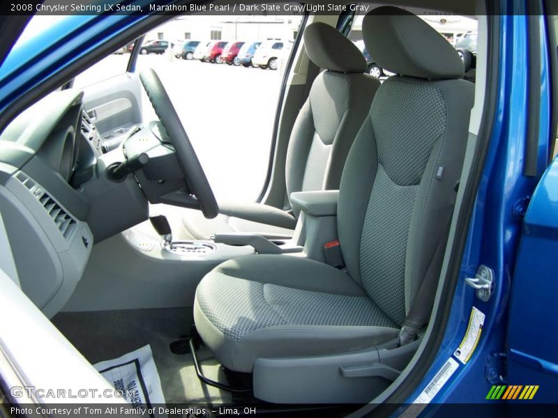 Marathon Blue Pearl / Dark Slate Gray/Light Slate Gray 2008 Chrysler Sebring LX Sedan