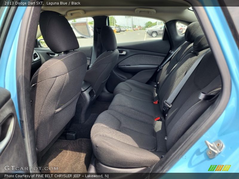 Laguna Blue / Black 2013 Dodge Dart SXT