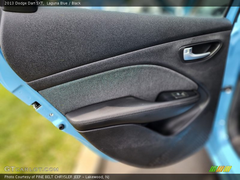 Laguna Blue / Black 2013 Dodge Dart SXT