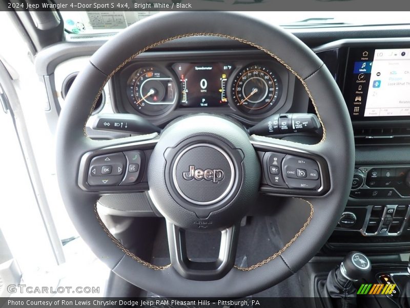  2024 Wrangler 4-Door Sport S 4x4 Steering Wheel