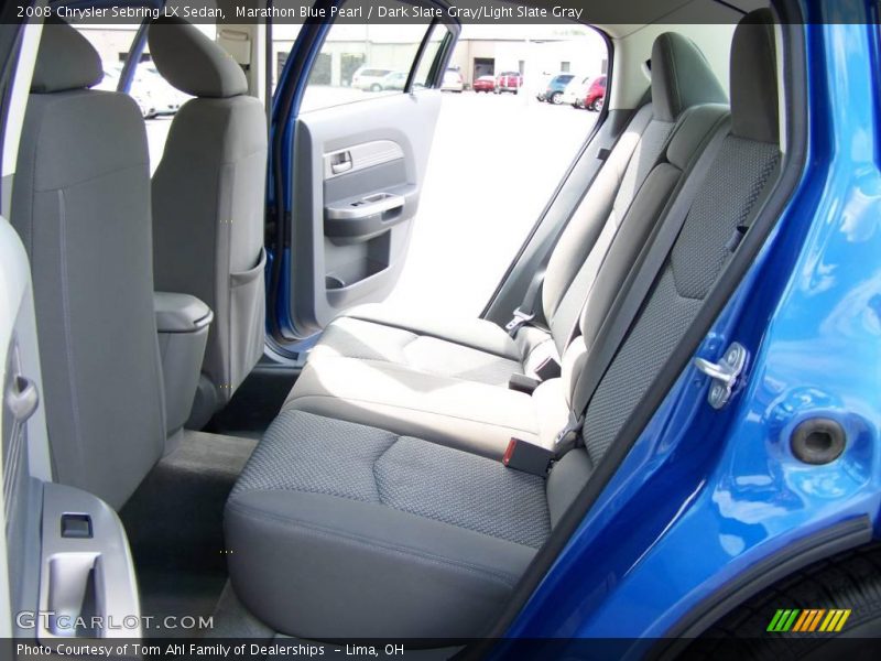 Marathon Blue Pearl / Dark Slate Gray/Light Slate Gray 2008 Chrysler Sebring LX Sedan