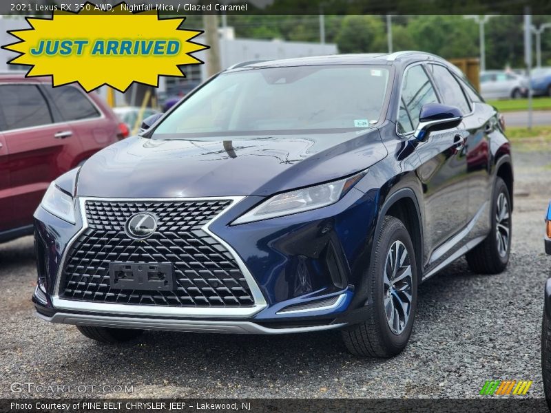 Nightfall Mica / Glazed Caramel 2021 Lexus RX 350 AWD