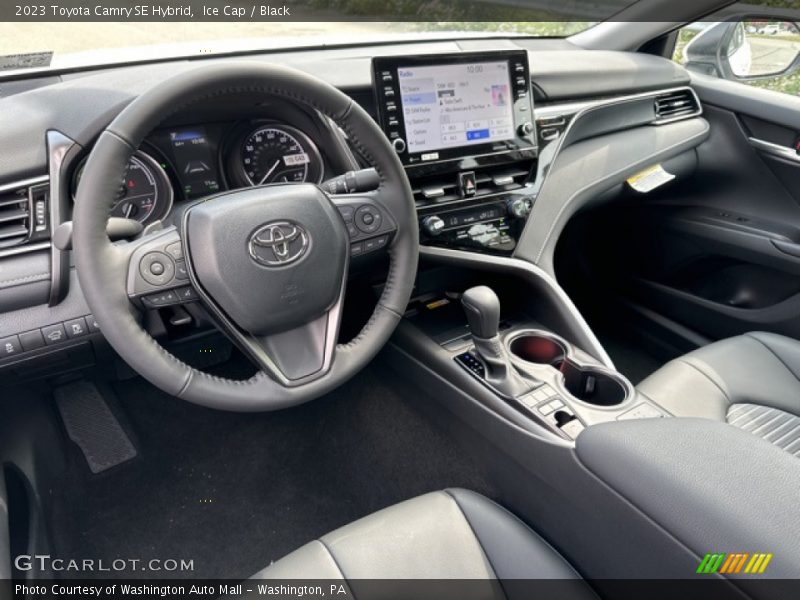  2023 Camry SE Hybrid Black Interior