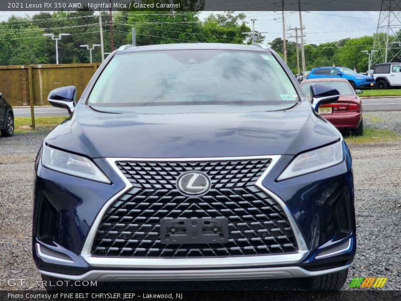 Nightfall Mica / Glazed Caramel 2021 Lexus RX 350 AWD