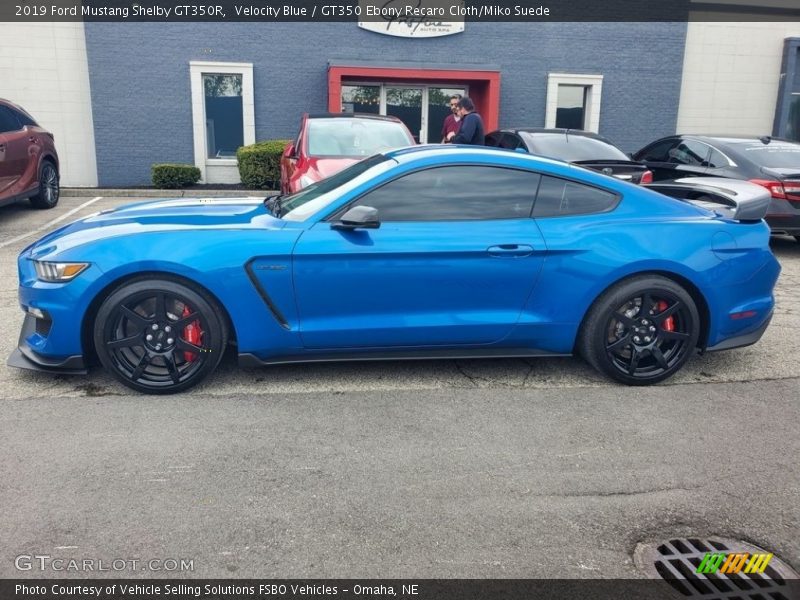  2019 Mustang Shelby GT350R Velocity Blue
