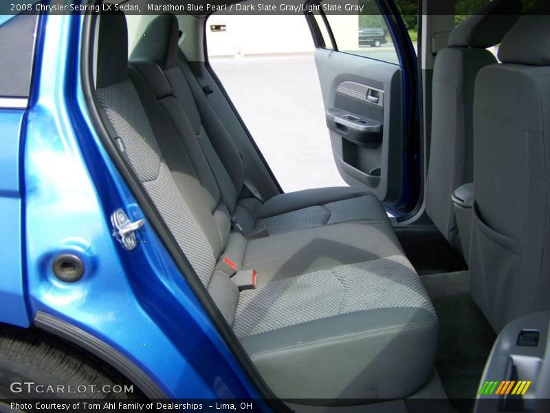 Marathon Blue Pearl / Dark Slate Gray/Light Slate Gray 2008 Chrysler Sebring LX Sedan