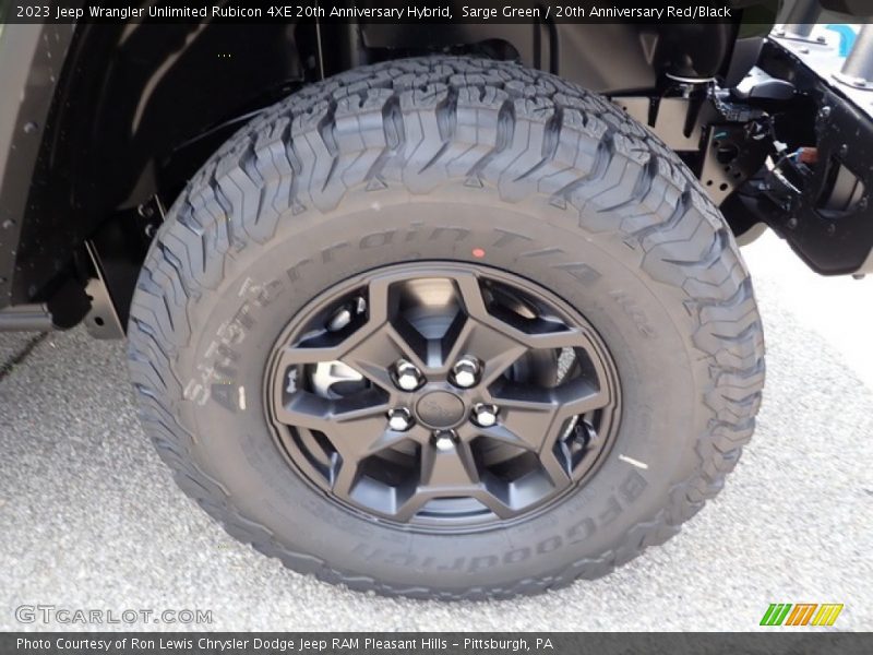 Sarge Green / 20th Anniversary Red/Black 2023 Jeep Wrangler Unlimited Rubicon 4XE 20th Anniversary Hybrid