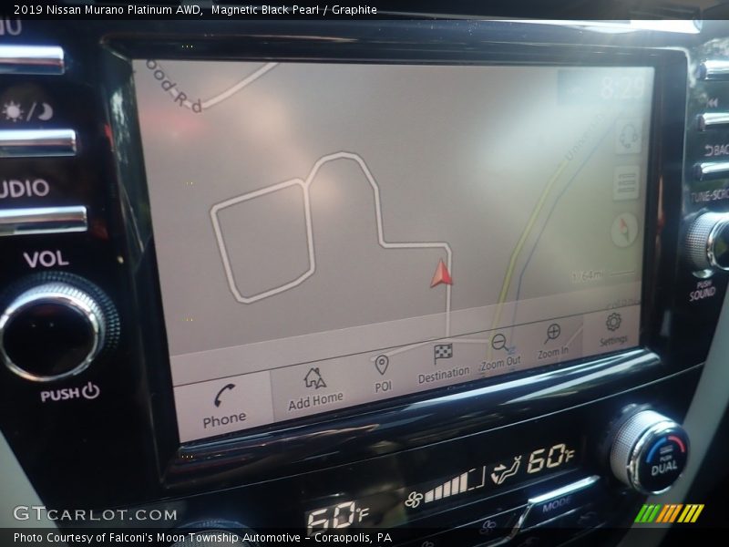 Magnetic Black Pearl / Graphite 2019 Nissan Murano Platinum AWD