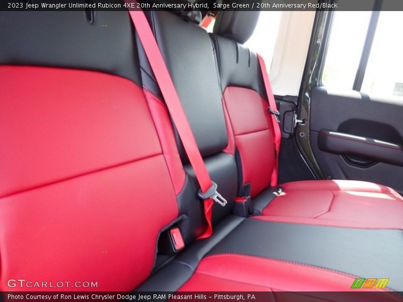 Sarge Green / 20th Anniversary Red/Black 2023 Jeep Wrangler Unlimited Rubicon 4XE 20th Anniversary Hybrid