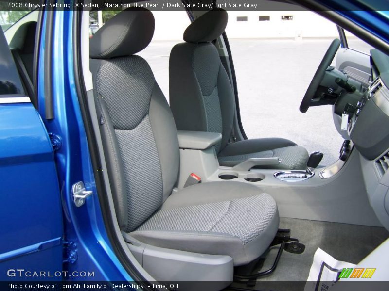 Marathon Blue Pearl / Dark Slate Gray/Light Slate Gray 2008 Chrysler Sebring LX Sedan
