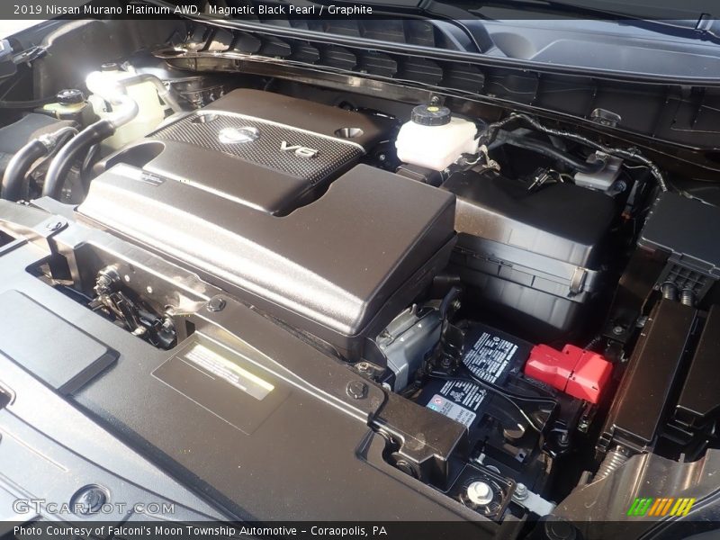 Magnetic Black Pearl / Graphite 2019 Nissan Murano Platinum AWD