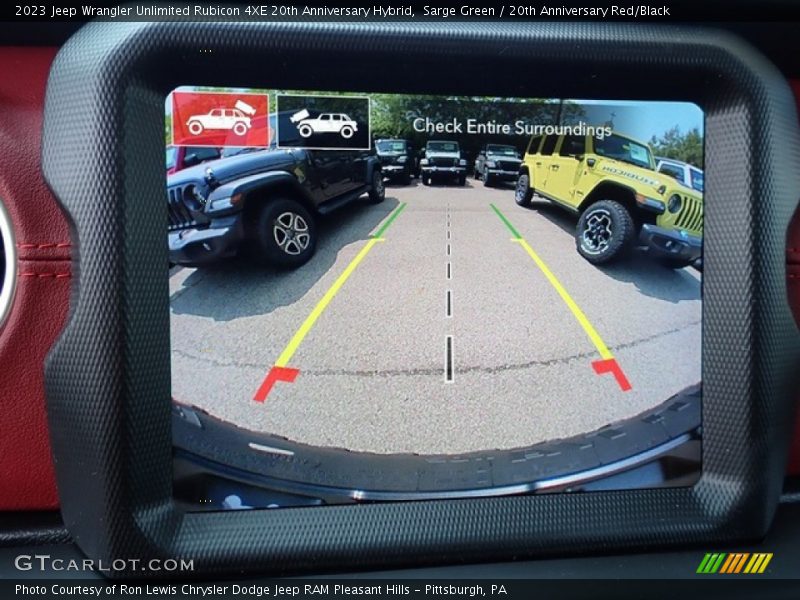 Sarge Green / 20th Anniversary Red/Black 2023 Jeep Wrangler Unlimited Rubicon 4XE 20th Anniversary Hybrid