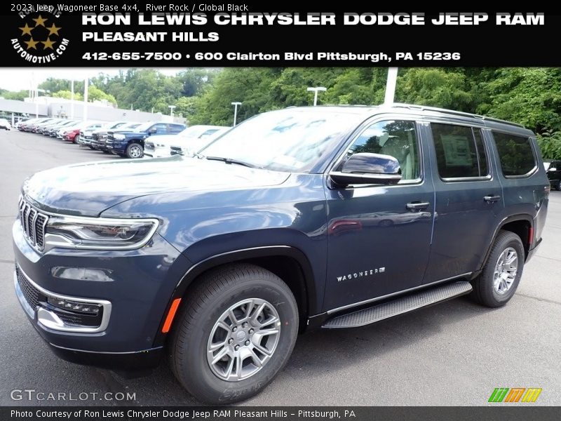 River Rock / Global Black 2023 Jeep Wagoneer Base 4x4