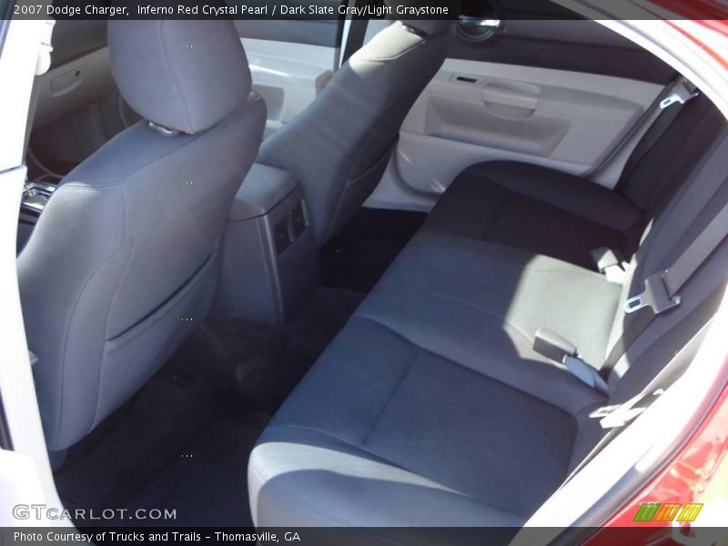 Inferno Red Crystal Pearl / Dark Slate Gray/Light Graystone 2007 Dodge Charger