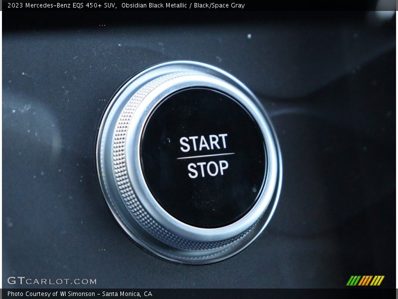 Controls of 2023 EQS 450+ SUV