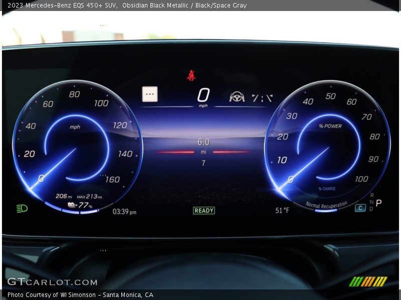 Obsidian Black Metallic / Black/Space Gray 2023 Mercedes-Benz EQS 450+ SUV