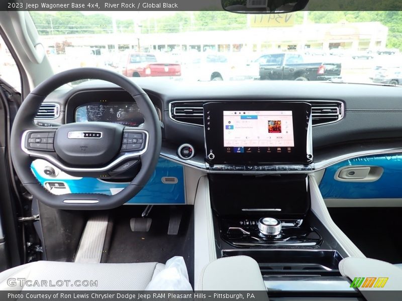 River Rock / Global Black 2023 Jeep Wagoneer Base 4x4