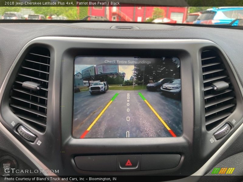 Patriot Blue Pearl / Black 2018 Jeep Cherokee Latitude Plus 4x4