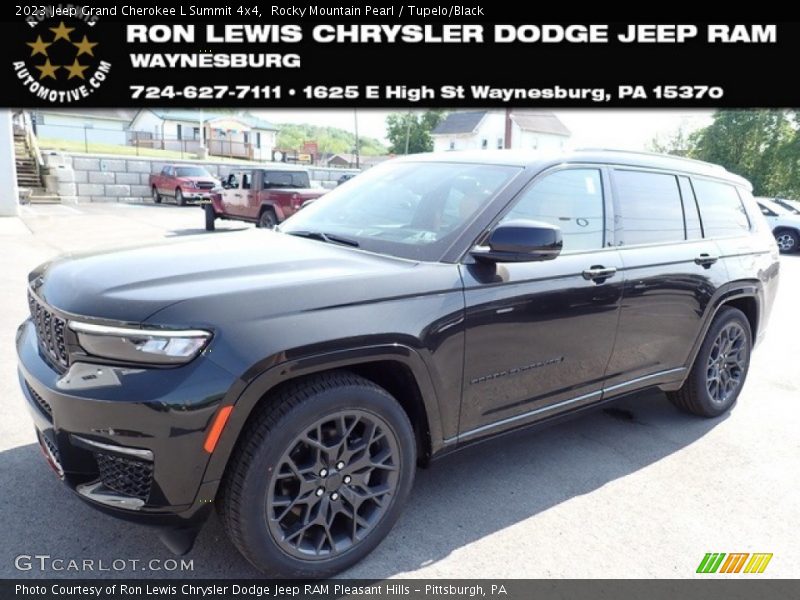 Rocky Mountain Pearl / Tupelo/Black 2023 Jeep Grand Cherokee L Summit 4x4