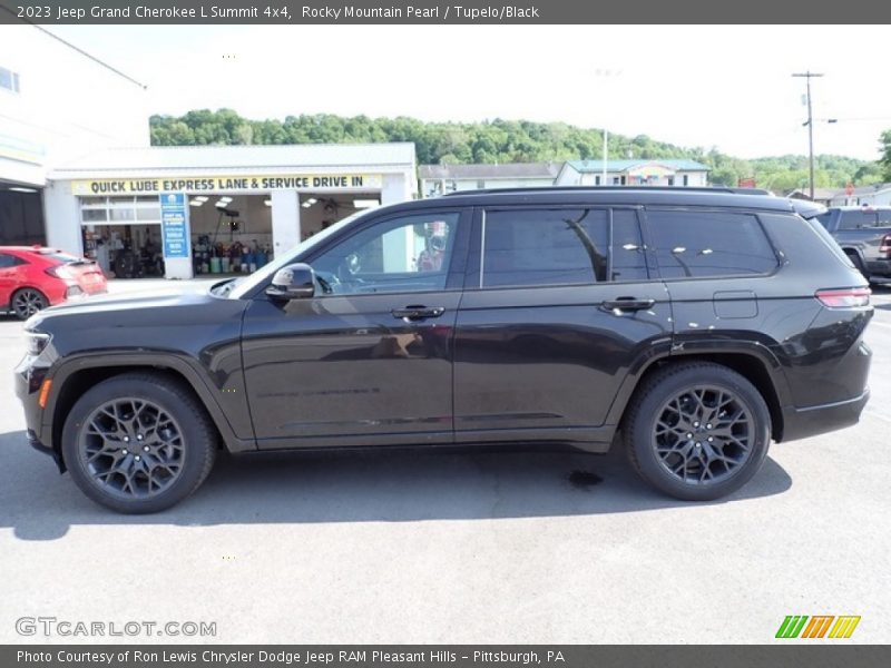 Rocky Mountain Pearl / Tupelo/Black 2023 Jeep Grand Cherokee L Summit 4x4