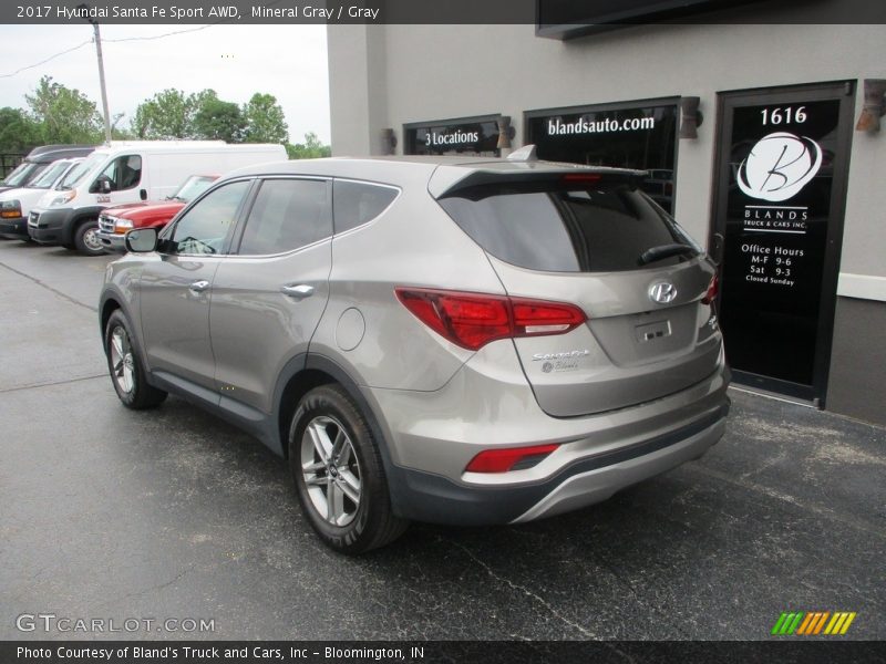 Mineral Gray / Gray 2017 Hyundai Santa Fe Sport AWD