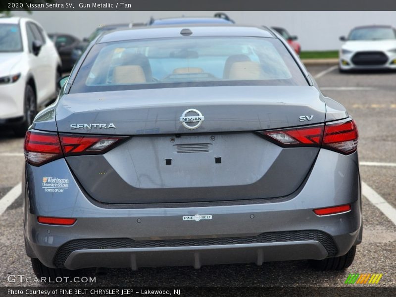 Gun Metallic / Tan 2020 Nissan Sentra SV