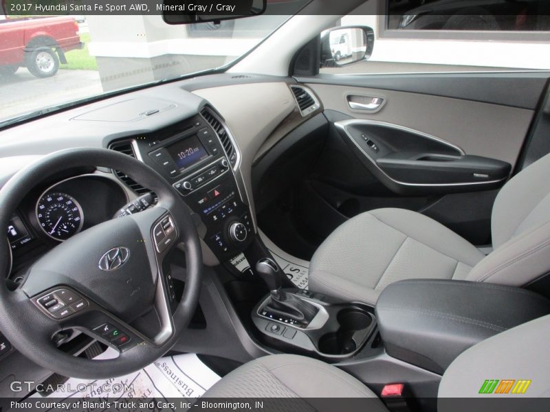 Mineral Gray / Gray 2017 Hyundai Santa Fe Sport AWD