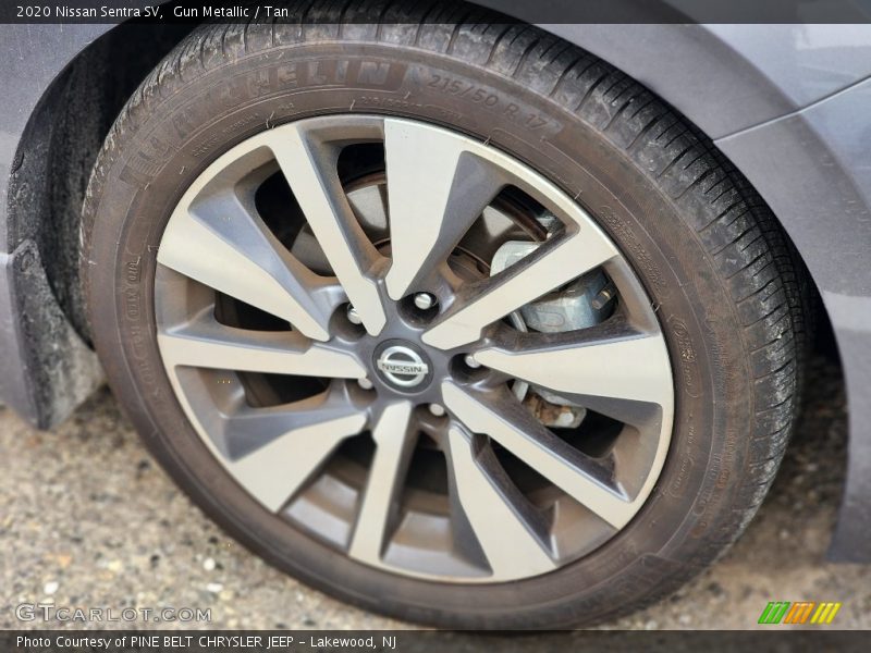 Gun Metallic / Tan 2020 Nissan Sentra SV