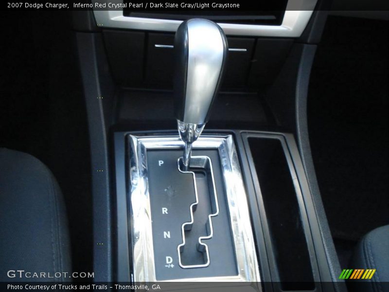 Inferno Red Crystal Pearl / Dark Slate Gray/Light Graystone 2007 Dodge Charger