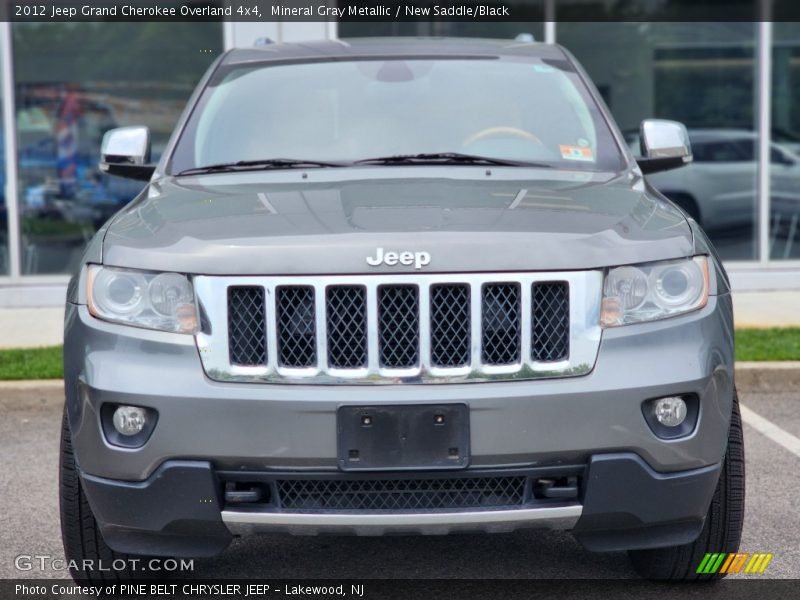Mineral Gray Metallic / New Saddle/Black 2012 Jeep Grand Cherokee Overland 4x4