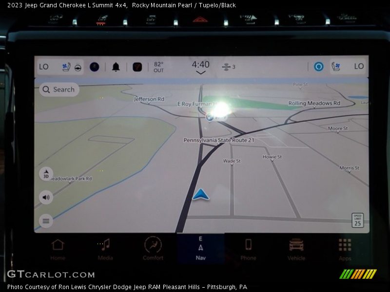 Rocky Mountain Pearl / Tupelo/Black 2023 Jeep Grand Cherokee L Summit 4x4