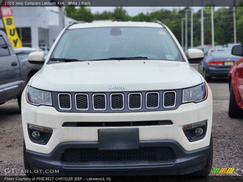 White / Black 2020 Jeep Compass Latitude 4x4