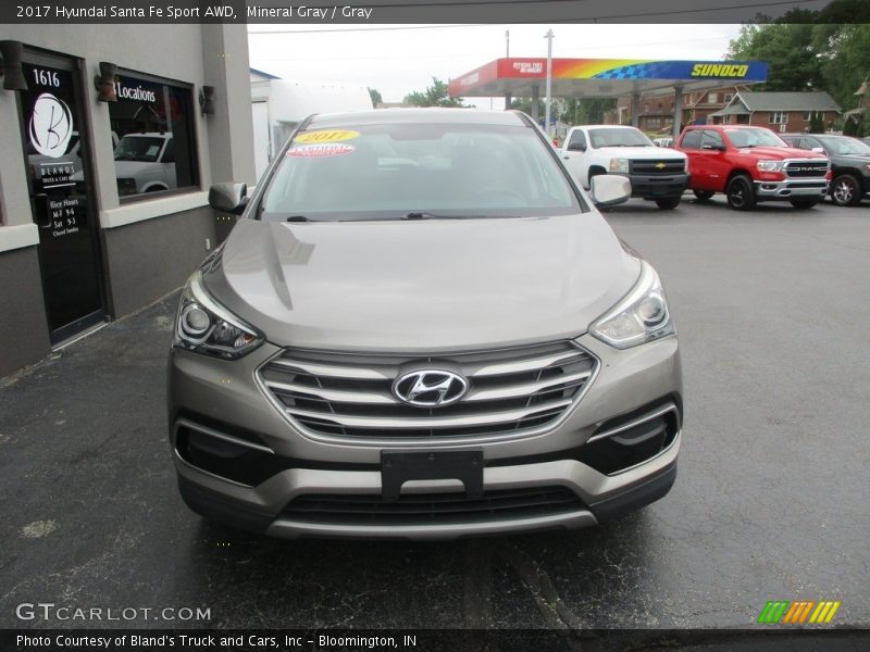 Mineral Gray / Gray 2017 Hyundai Santa Fe Sport AWD