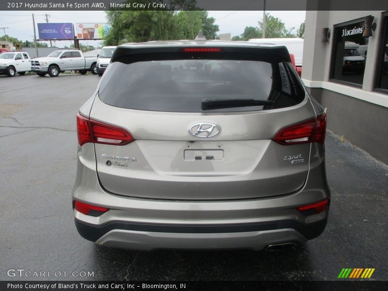 Mineral Gray / Gray 2017 Hyundai Santa Fe Sport AWD